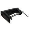 Black metal Desk Clamp (CAPG052B) for a Desk Glass Magnifier using LED or Fluorescent Lamp